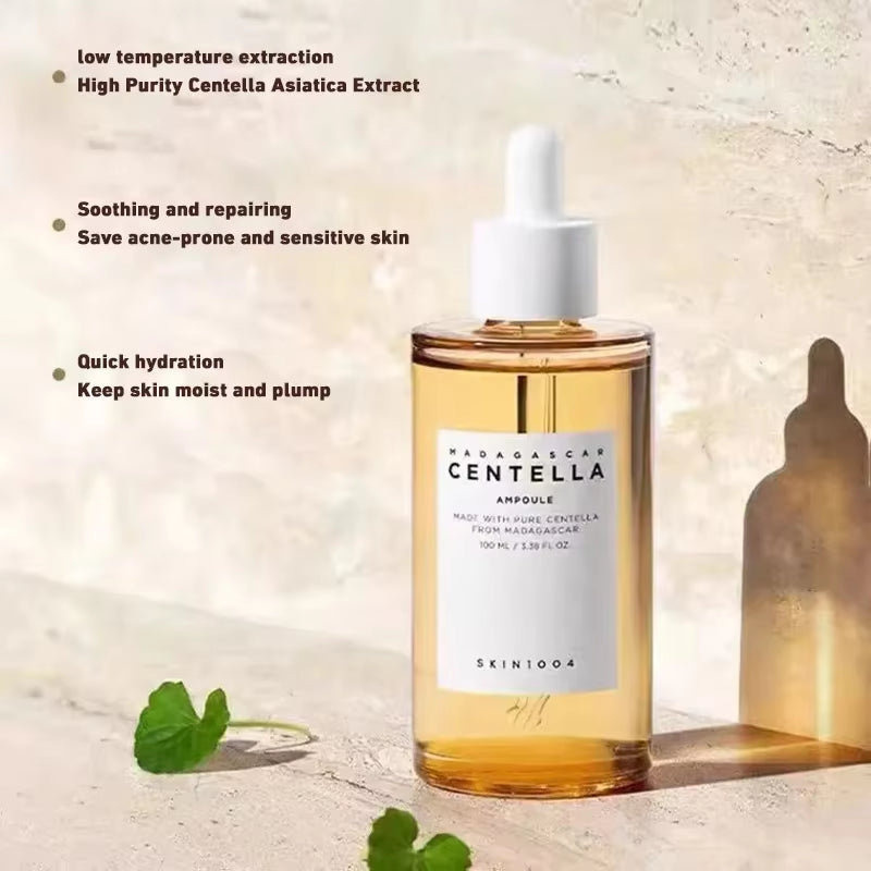 100Ml Centella Asiatica Essence Moisturizing Calming Brightening Face Serum Capsule Ampoule Daily Skin Care Solution Cosmetics