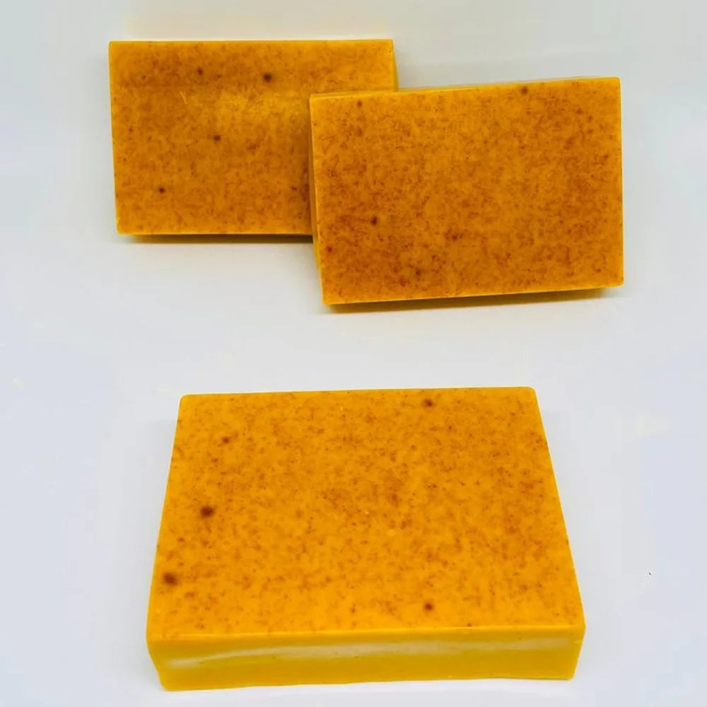 100G Turmeric Hand Made Soap, Lemon Kojic Acid Soap, Shower and Facial Soap